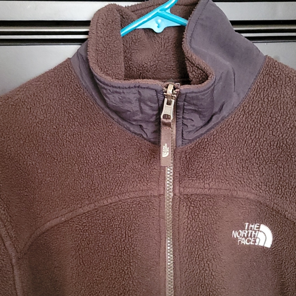 North Face full zip fleece jacket